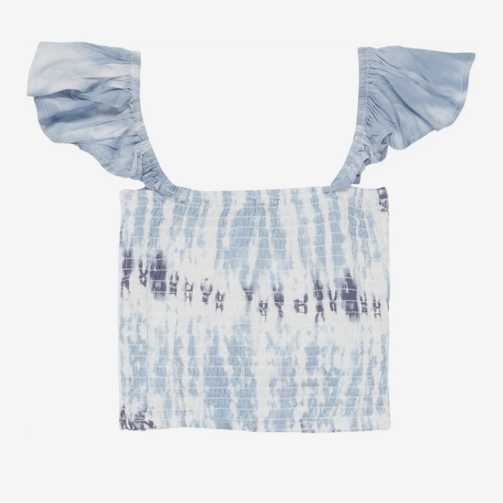 Blue Tie-Dye Girl’s Vintage Havana Top